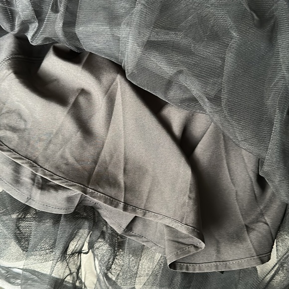 Gracia black tiered tulle maxi skirt - Picture 8 of 9